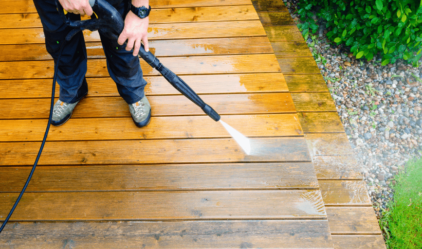 DECK POWER WASHING